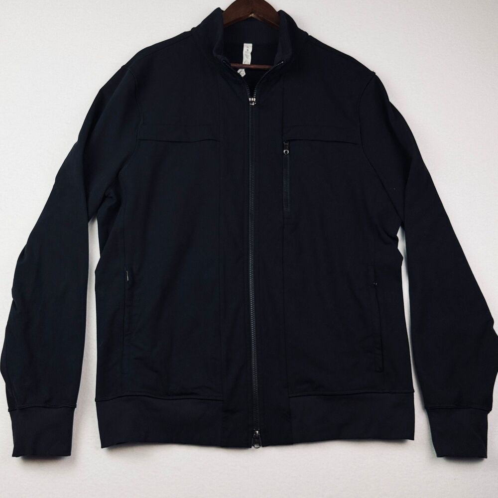Lululemon Post Gravity Black Full Zip Athletic Jacket Mens XL - Picture 3 of 8